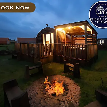 The Galloway Steading - The Stag Hoose Family Cabin With Hot Tub And Fire Pit Glenluce Exterior foto
