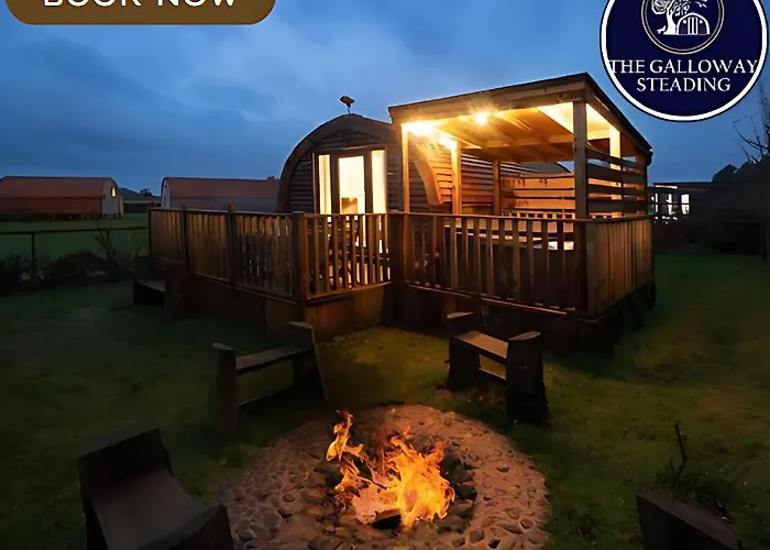 The Galloway Steading - The Stag Hoose Family Cabin With Hot Tub And Fire Pit